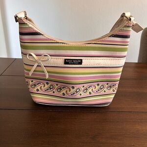 Kate Spade Pastel Striped Shoulder Bag